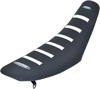 6-Rib Water Resistant Seat Cover Black/White - For Suzuki RMZ250 RMZ450