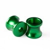 Vortex 8mm Swingarm Spools Green Pair For Most Late Sportbikes - 8mm aluminum swingarm spools, green, pair