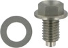 Magnetic Drain Plug w/ Washer - M8x1.25 x 12mm Long