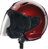 Ace Open Face Motorcycle Helmet - X-Small Wine Ace Open Face Motorcycle Helmet - X-Small Wine
