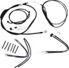 Extended Black Control Cable Kit for 14" Apehanger Bars