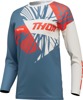 Thor Women's Sector Split Jersey Blue White Large - Moisture-wicking women's jersey, Blue/White, Large Thor Women's Sector Split Jersey Blue White Large - Moisture-wicking women's jersey, Blue/White, Large