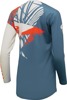 Thor Women's Sector Split Jersey Blue/White Medium - Moisture wicking women's jersey in blue/white, size M