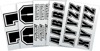 Iron On Textile Rider I.D. Kit - Black & White