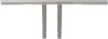 Drag Specialties 1 Inch T-Bar Handlebar Chrome 8.5 Inch Rise - Chrome 1" T-Bar handlebar, 8.5" rise