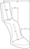Drag Specialties King and Queen Vinyl Seat Black for Custom Rigid Frames - King and Queen seat for narrow rigid frames