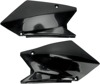 UFO Side Panels Black For Suzuki RMZ450 - Black side panels For Suzuki RMZ450