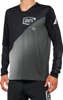 100% Men's R-Core X Long Sleeve Jersey Black/Grey XL