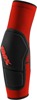 100% Ridecamp Elbow Guards Black/Red Adult Small - Lightweight padded bicycle elbow guards, Small