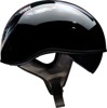 Z1R Vagrant USA Skull Half Helmet XL Black Unisex - XL USA Skull half helmet with drop-down sun visor