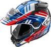 Arai XD-5 Trail Helmet XL Red/White/Blue - Dual sport helmet with VAS-A shield system