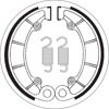 Rear Brake Shoes w/Springs - 2046 Brake Shoes Sbs