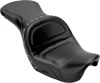 Explorer Special Studded 2-Up Seat Black Gel - For 06-17 Harley Dyna