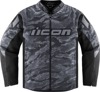 ICON Hooligan CE Tigersblood Jacket XL Gray/Black Men's - Men's sport fit riding jacket