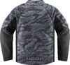 ICON Hooligan CE Tigersblood Jacket XL Gray/Black Men's - Men's sport fit riding jacket