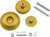 Kuryakyn Lodestar Rear Axle Sliders Gold Fits BMW R1200/1250 R Nine T