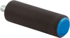 Arlen Ness Knurled Rubber Shift Peg Blue Arlen Ness Knurled Rubber Shift Peg Blue