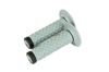 Renthal Dual Compound MX Grips Black/Gray - Soft/firm comfort grips for MX, Black/Gray