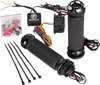 Performance Machine Apex Heated Grips Black Contrast Cut Dual Cable