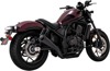 Vance & Hines Upsweep Slip On Exhaust Black - For Rebel 1100