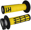 ODI Emig 2.0 Lock-On Grips Yellow Black Pair - Lock-On Grips Yellow/Black For many MX & Off-Road bikes