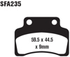 Standard Organic Brake Pads