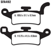 Standard Organic Brake Pads