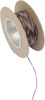 Brown / White 18 Gauge OEM Color Match Primary Wire - 100' Spool