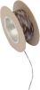 Brown / White 18 Gauge Color Match Primary Wire - 100' Spool