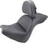 Explorer RS 2-Up Seat Black w/Backrest - For 18-20 Harley FXBR/S Explorer RS 2-Up Seat Black w/Backrest - For 18-20 Harley FXBR/S