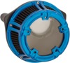 Arlen Ness Method Clear Sucker Air Cleaner Kit Blue Fits 00+ BT