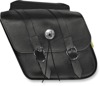 Willie & Max Deluxe Slant Saddlebags Chrome 12"x9.5"x5.5"