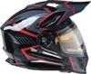 Z1R Range Rotor Snow Electric Helmet - Large, Black/Red - Snow helmet with electric shield