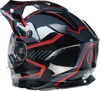 Z1R Range Rotor Snow Electric Helmet - Large, Black/Red - Snow helmet with electric shield