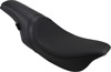 Predator Smooth Vinyl 2-Up Seat Low 1" - For 97-07 Harley FLHR FLHX Predator Smooth Vinyl 2-Up Seat Low 1" - For 97-07 Harley FLHR FLHX