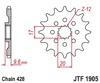 JT Steel Front Countershaft Sprocket 13T-428 For 18-23 Gas Gas Husqvarna KTM