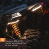 Apex Lights Amber Running Lights - 2 Lights w/ Plug & Play Harness - For 2023+ Honda Talon