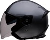 Z1R Road Maxx 2.0 Helmet Gloss Dark Silver - Medium - Open-face helmet with drop-down sun visor Z1R Road Maxx 2.0 Helmet Gloss Dark Silver - Medium - Open-face helmet with drop-down sun visor
