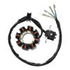 Replacement 8-pole Stator w/ Wiring, Pulser, Grommet & Connectors - Replaces Honda 31120-MEN-003 For 02-04 CRF450R