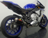 Yamaha R1 Full Titanium Exhaust System with Carbon 200mm Silencer