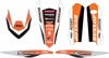 Factory Effex Standard Trim Kit Orange Fits 03-06 KTM 125-450 SX
