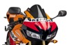 PUIG Z-Racing Windscreen Black For Honda CBR600RR 2013-2025 - Black Z-Racing windscreen for Honda CBR600RR 13-25
