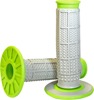 MX Dual Compound Grips Tapered 1/2 Waffle - Grey/ Green MX Dual Compound Grips Tapered 1/2 Waffle - Grey/ Green