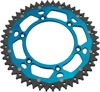 48T Blue Dual Metal Rear Sprocket - For 81-20 Yamaha WR YZ IT TTR 48T Blue Dual Metal Rear Sprocket - For 81-20 Yamaha WR YZ IT TTR