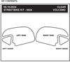 Stompgrip Tank Pad Kit Volcano Clear/Black Fits CBR600RR 2013-2014