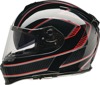 Z1R Warrant Amplify Helmet XS Red/Black Gloss - Full face helmet with sun visor