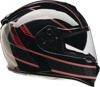 Z1R Warrant Amplify Helmet XS Red/Black Gloss - Full face helmet with sun visor
