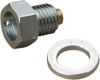 Magnetic Oil Drain Plug M10x1.5 13mm Long Threads - w/ Washer & Safety Wire Hole