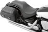 Predator Smooth Vinyl 2-Up Seat Black Low - For 99-13 Yamaha Road Star