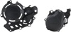 Acerbis X-Power Engine Cover Kit Black For KTM Husqvarna 450 500 Models - Engine and clutch cover kit For KTM/Husqvarna 450/500